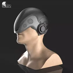 FREE SCIFI HELMET Free low-poly 3D model