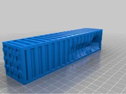 Gaslands Damaged 40ft Shipping Container