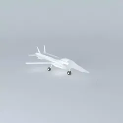 Jet fighter template NEG Free 3D model