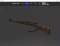 Kar98 with scope - homework low - poly - game-reedy Free low-poly 3D model