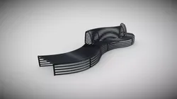 Metal Bench Free 3D model