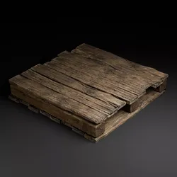 Mk Wooden Crate 024 Free 3D model