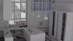 Modern  kitchen  Free 3D model