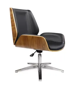 Office Chair Wood 02 by Thecity Free 3D model