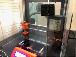 Prusa Enclosure Temperature Gauge Holder