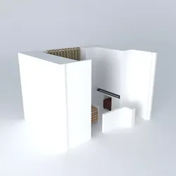 small bedroom small room Free 3D model