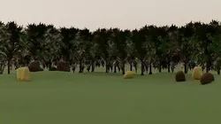 small forest  Free low-poly 3D model