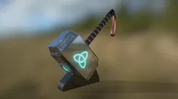 Thor hammer low poly free