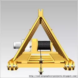 TOWER CRANE -Crane jib-base- Free 3D model