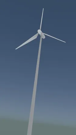 Turbine wind Free 3D model