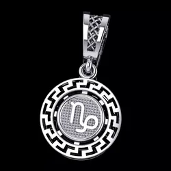 Zodiac Pendant Capricorn Free 3D print model