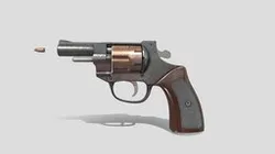 A pistol that fires