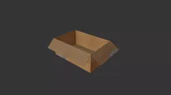 Cardboard Box PBR Free low-poly 3D model
