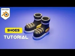 Cartoon Shoes Free low-poly 3D model