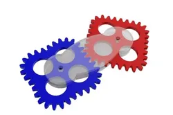 Cube Gears Free 3D model