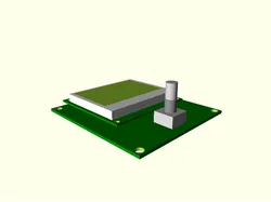 Ender2 Display PCB - openSCAD model