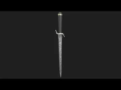 Falcon Dagger model weapon equipment 4k and 2k Free High Quality Free 3D model