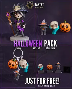 FREE HALLOWEEN PACK Free 3D print model