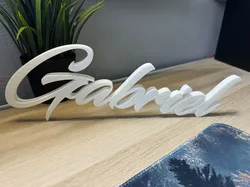 Gabriel Name Script - Free 3D Print Model