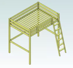 Ikea Storaa bed Free 3D model
