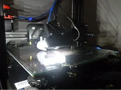 LED light mount for hero me fan duct