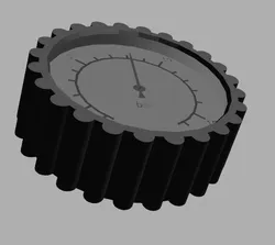 manometer gear gauge Free 3D model