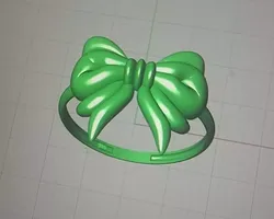 Minimalist bow tie ring Free 3D print model