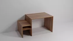 Modern PBR Computer Table  Free low-poly 3D model