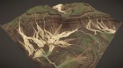 Mountains Desert Peaks Terrain