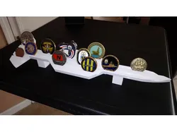 Navy SM-2 Missile Challenge Coin Holder