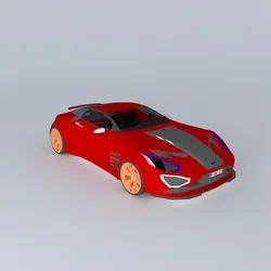 NEG Sports car   Free 3D model