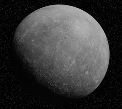 Planet Mercury Free low-poly 3D model