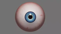 Procedural Eyeball Free low-poly 3D model