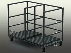Roller Transfer Carts Trolley Free 3D model