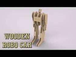 Wooden Robo Car  Free 3D print model