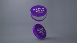 creame model two nivea men logos Free low-poly 3D model