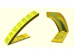 Customizable overhang test