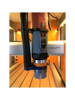 Dust shoe for Stepcraft CNC with Kress