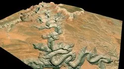 Entrenched meanders, USA