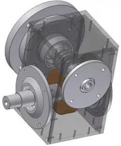 Gearbox for machine Free 3D model