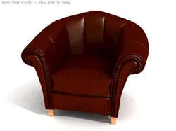 leather armchair