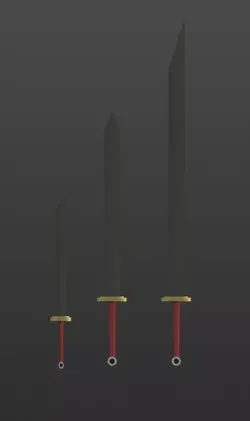 LowPolySword Pack Free low-poly 3D model