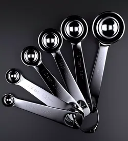 MEASURING SPOONS 6 PIECES Free low-poly 3D model