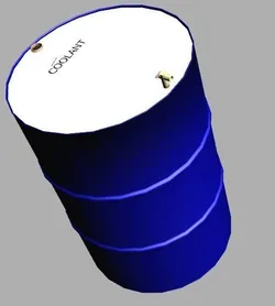 oil drum 200ltr Free 3D model