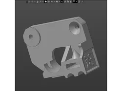 Part of the extruder for WANHAO Duplicator i3 for FLEX printing