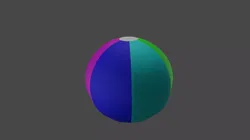 Pool ball Free low-poly 3D model
