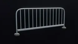Railing barricade Free 3D model