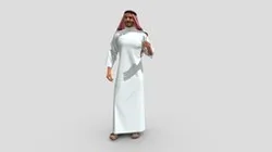 Saudi Arabian Man - Archviz - 3d People