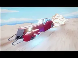 Sci-FI old car Animation Free low-poly 3D model