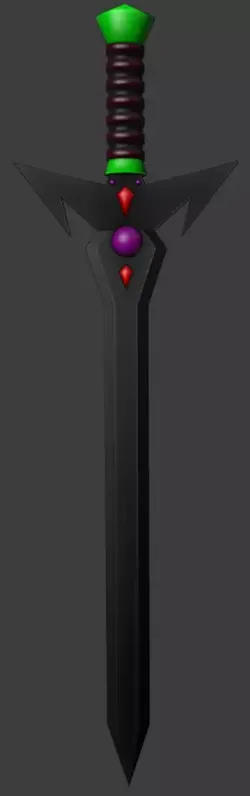 Simple Sword Free low-poly 3D model